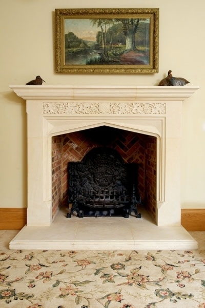 Fireplaces Stamford Stone At Home, How To Remove A Limestone Fire Surround