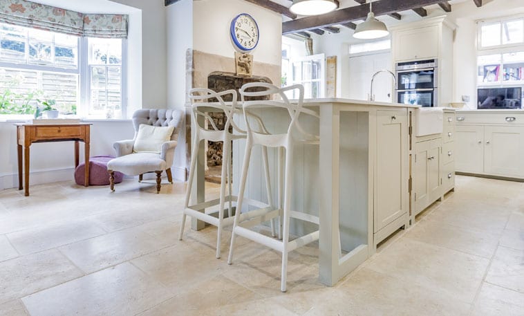 Audbourn Distressed Stone Flooring kitchen 2