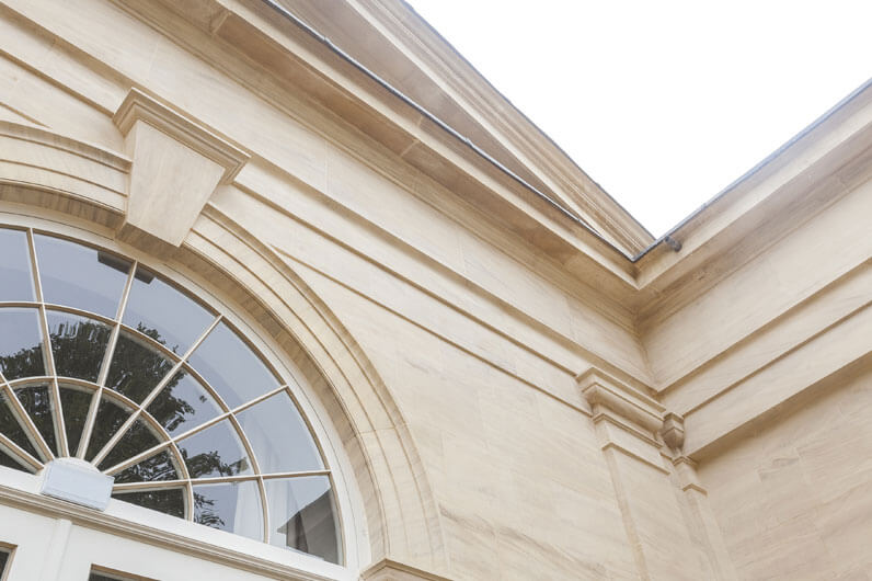 limestone orangery detail