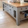 walcott aged limestone flooring kitchen