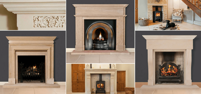 StoneFrieplace collection from Stamford Stone co at home
