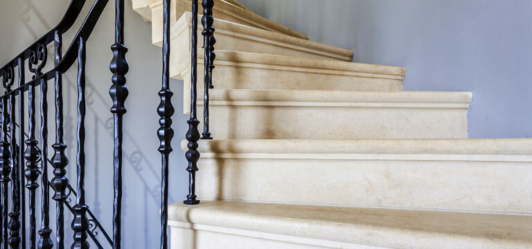 bespoke stone staircase components