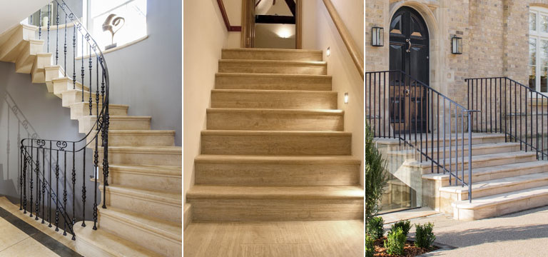 bespoke stone staircase styles
