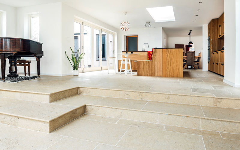 natural stone flooring easy to maintain