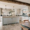 natural stone kitchen flooring farmhouse buff