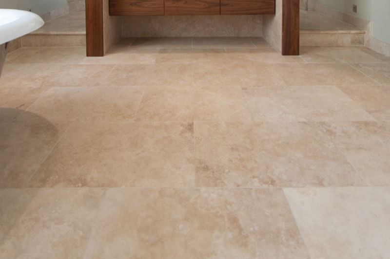 natural stone wet rooms-tiles feel great underfoot