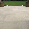 farmhouse buff paving patio