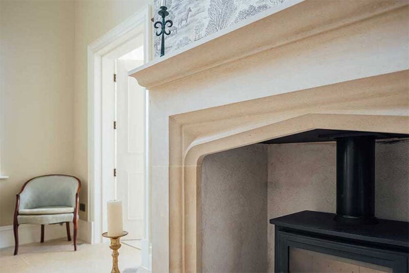 limestone-fireplace
