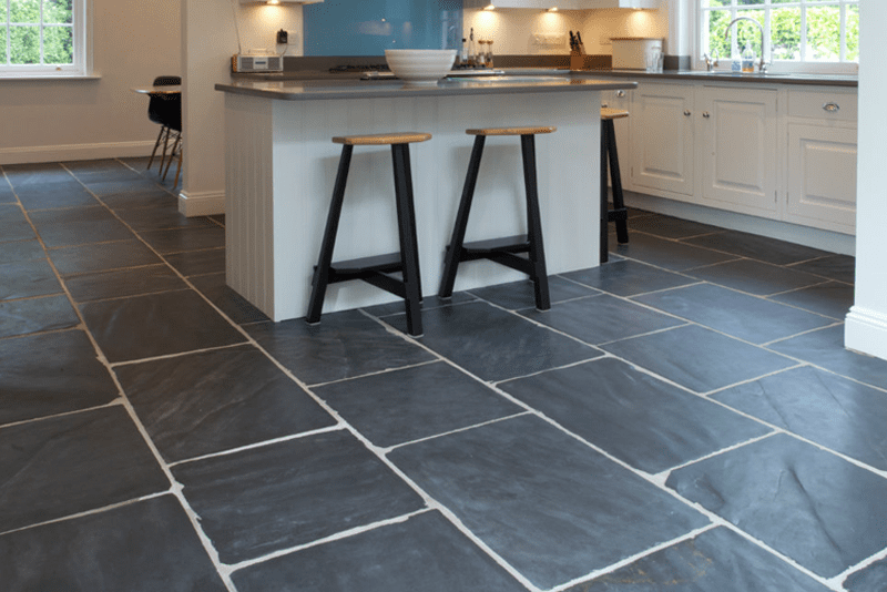 Cleaning natural stone floors