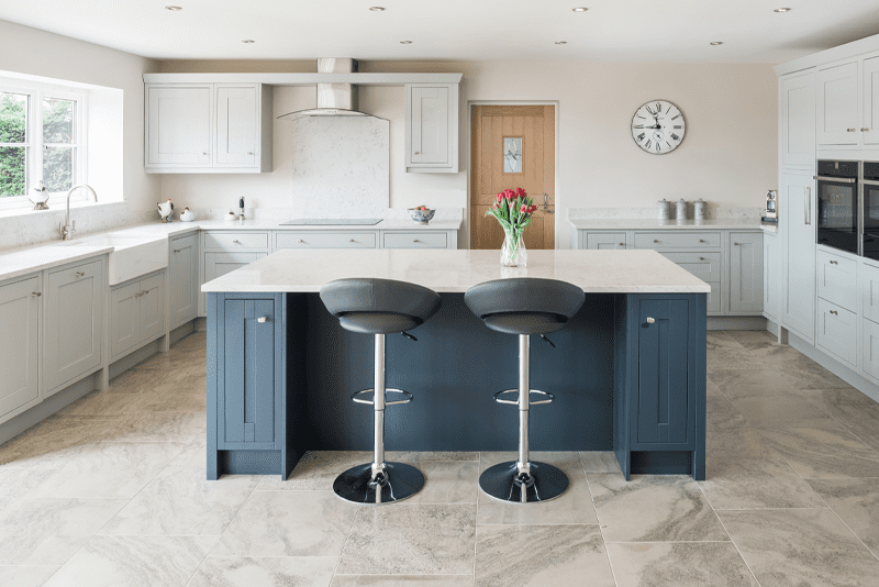 Keep natural stone floors clean