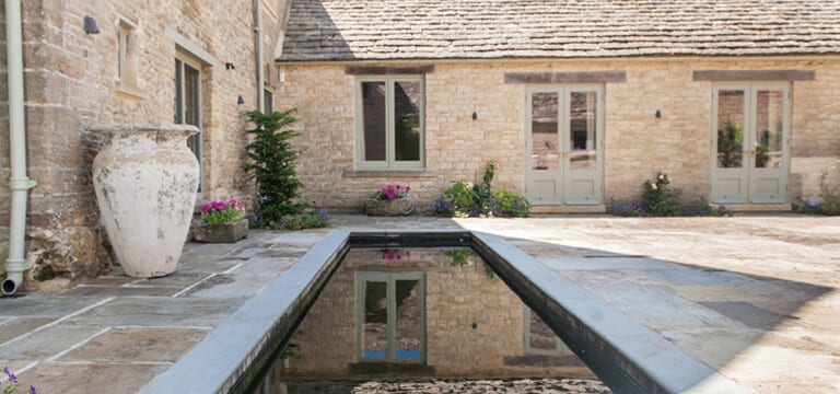 Natural stone paving slabs -Stamford Stone at Home