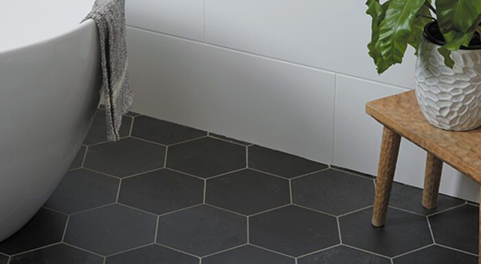 Hexagon kitchen floor tiles