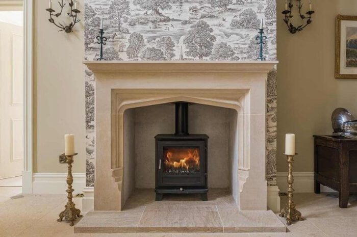 Showstopping English stone fireplaces